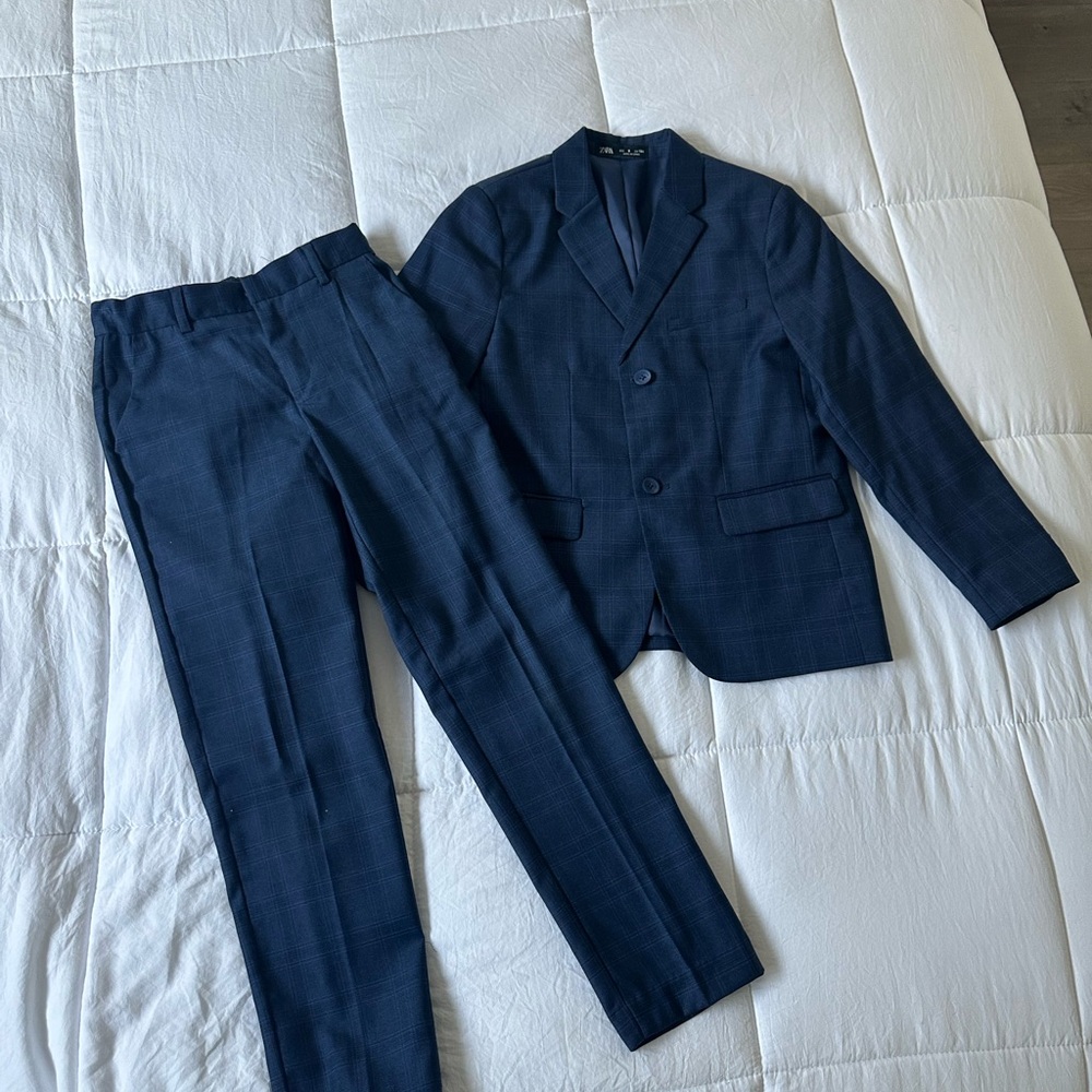 Zara Deep Blue Boy’s Suit